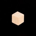 Wooden Block / Cube - 3/8"