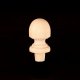 Finial - Medium - Birch - 1 1/2" Long - with Tenon