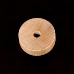 Flat / Slab Wheels - 1 1/4" Diameter - 7/16" Thick - 1/4" Hole