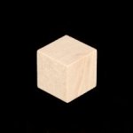 Wooden Block / Cube - 3/4"