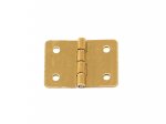 Brass Plated Hinge - 1" x 1"
