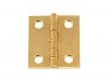 Brass Plated Hinge - 1" x 3/4"