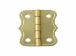 Brass Plated Hinge - 5/8" x 5/8"