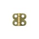 Brass Plated Hinge - 1/2" x 9/16"