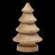 Wooden Christmas Tree - 2 3/4" High and 1 3/4" Wide