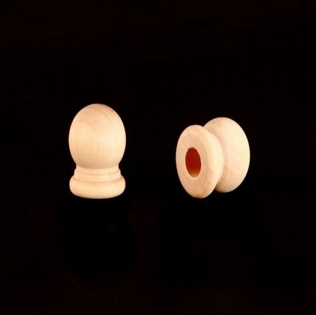 Dowel Cap - Finial - 1 1/16" Long