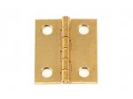 Brass Plated Hinge - 1" x 3/4"
