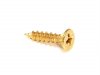 Brass Solid Screw - Flat Head - Philips - 3/8" - #2 - Per 10