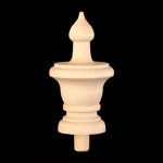 Finial - Birch - 3 1/2" Long - with Tenon
