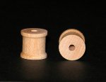 Spool - Wooden - 1/2" High - 3/8" Diameter