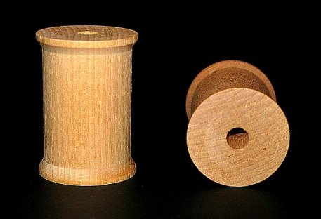 Spool - Wooden - 2 1/8" High