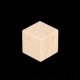 Wooden Block / Cube - 3/4"