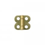 Brass Plated Hinge - 1/2" x 9/16"