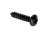 1 1/4" Country Knob Screw - Black - #8