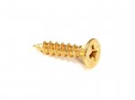 Brass Solid Screw - Flat Head - Philips - 3/8" - #2 - Per 10