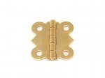 Brass Plated Hinge - 1 1/4" x 1 1/4"