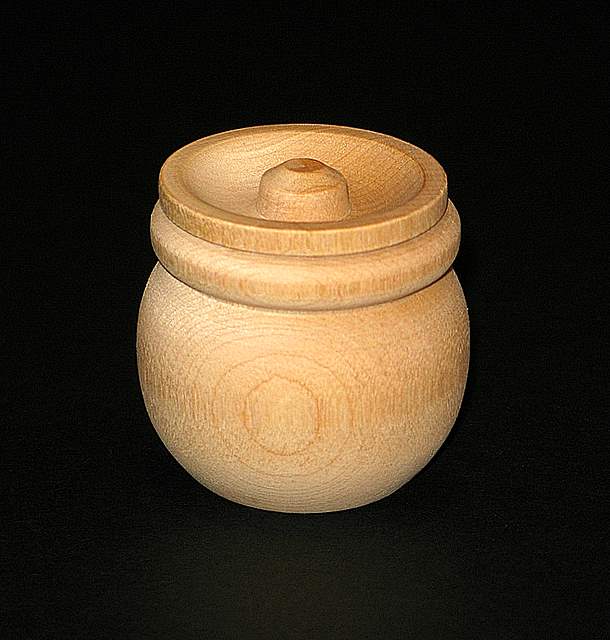 Bean Pot Box - Medium - with lid - 2 1/4 Wide - 2 1/8 High [NB-8000 ...